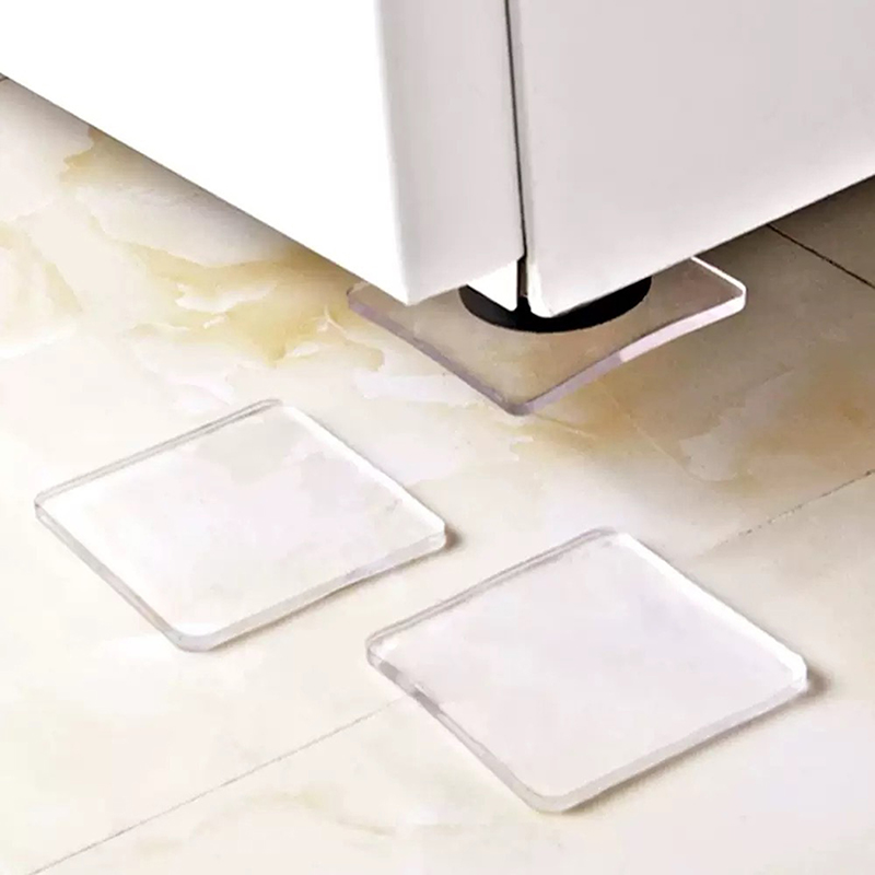 Jet Home Bathroom Mats - Tappetino antiscivolo antivibrazioni per lavatrice, 4/12