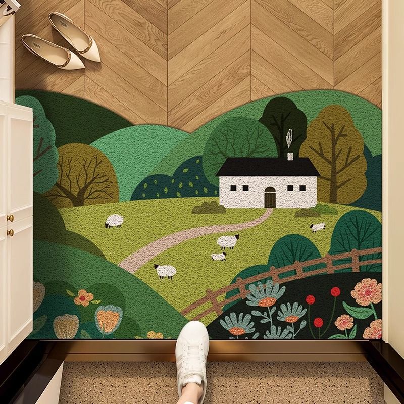 Zara Home Bathroom Rug - VIKAMA Ingresso Cerchio di Seta Tappetini