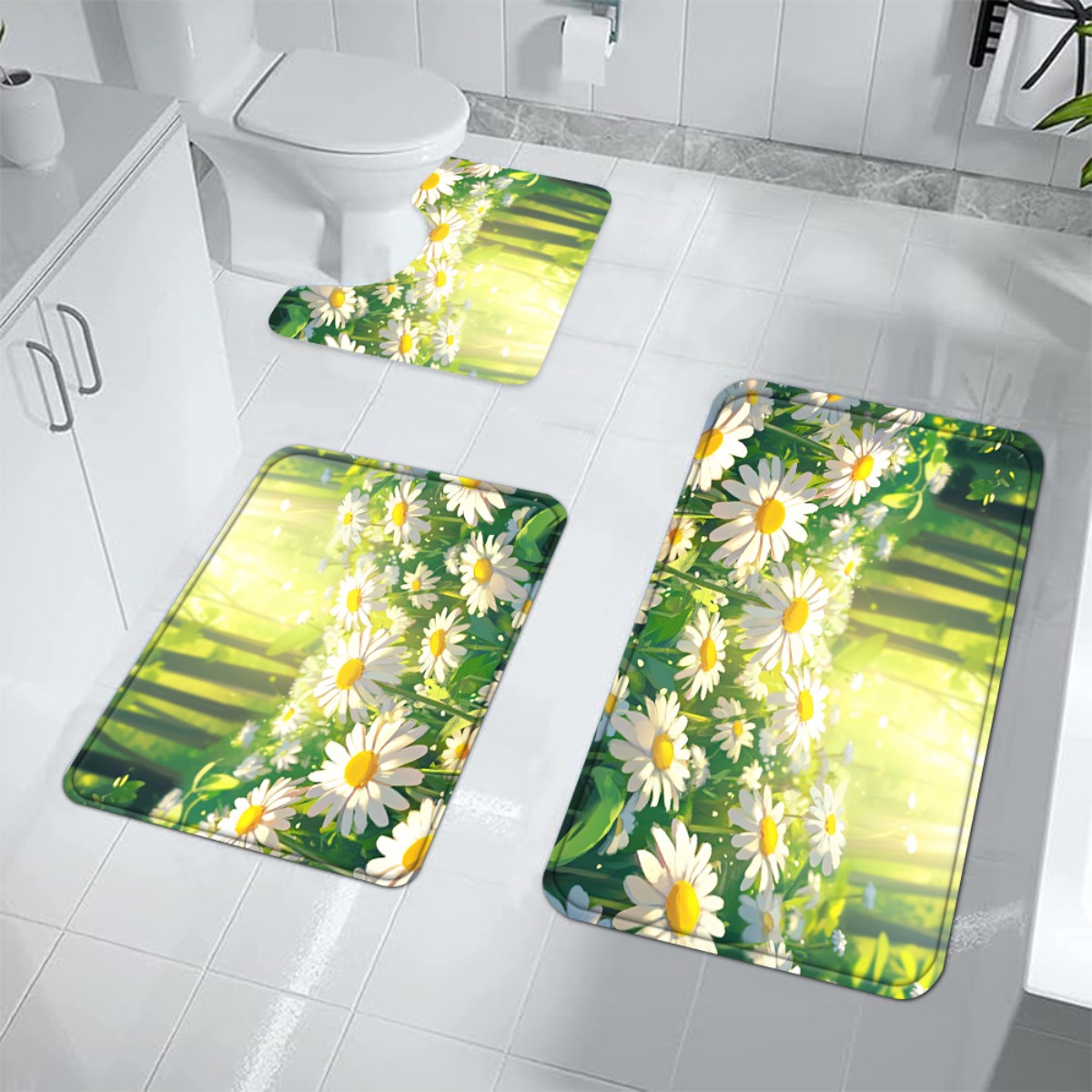 Home Made Bathroom Vanity - Set di Tappetini da Bagno con