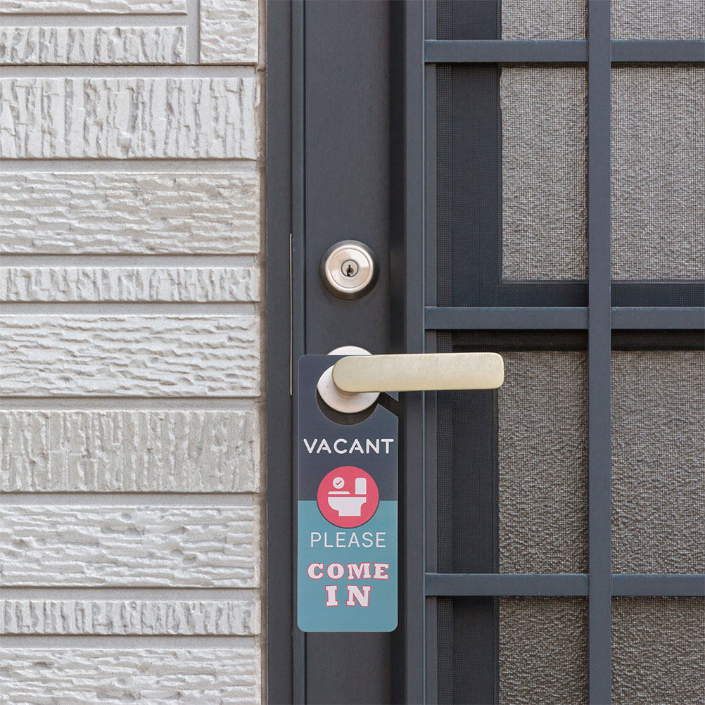 Home Bathroom Occupied Sign - 2 Pezzi di Cartelli da Appendere