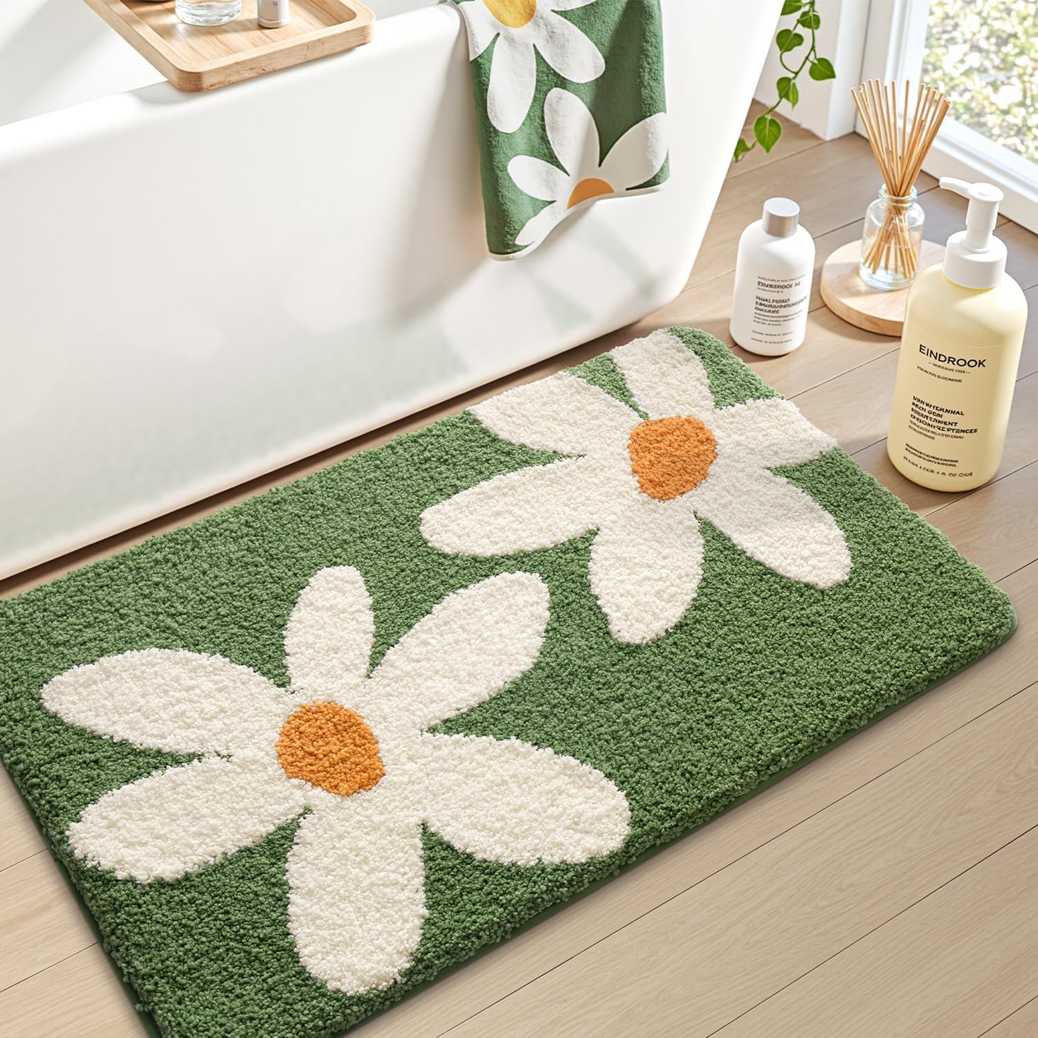 Zara Home Bathroom Rug - VIKAMA Tappeto da bagno moderno Morbido