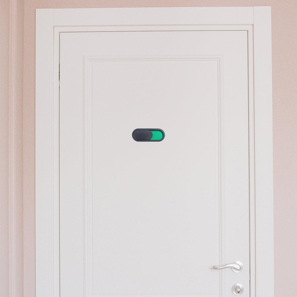 Home Bathroom Occupied Sign - Targa Scorrevole 'Non Disturbare' 10x4cm in
