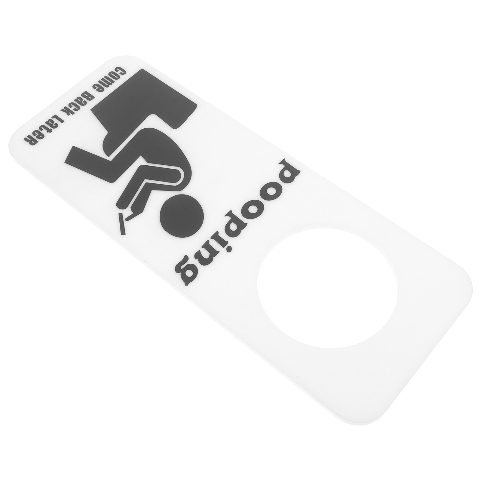 Home Bathroom Occupied Sign - Insegna Divertente per Porta del Bagno,