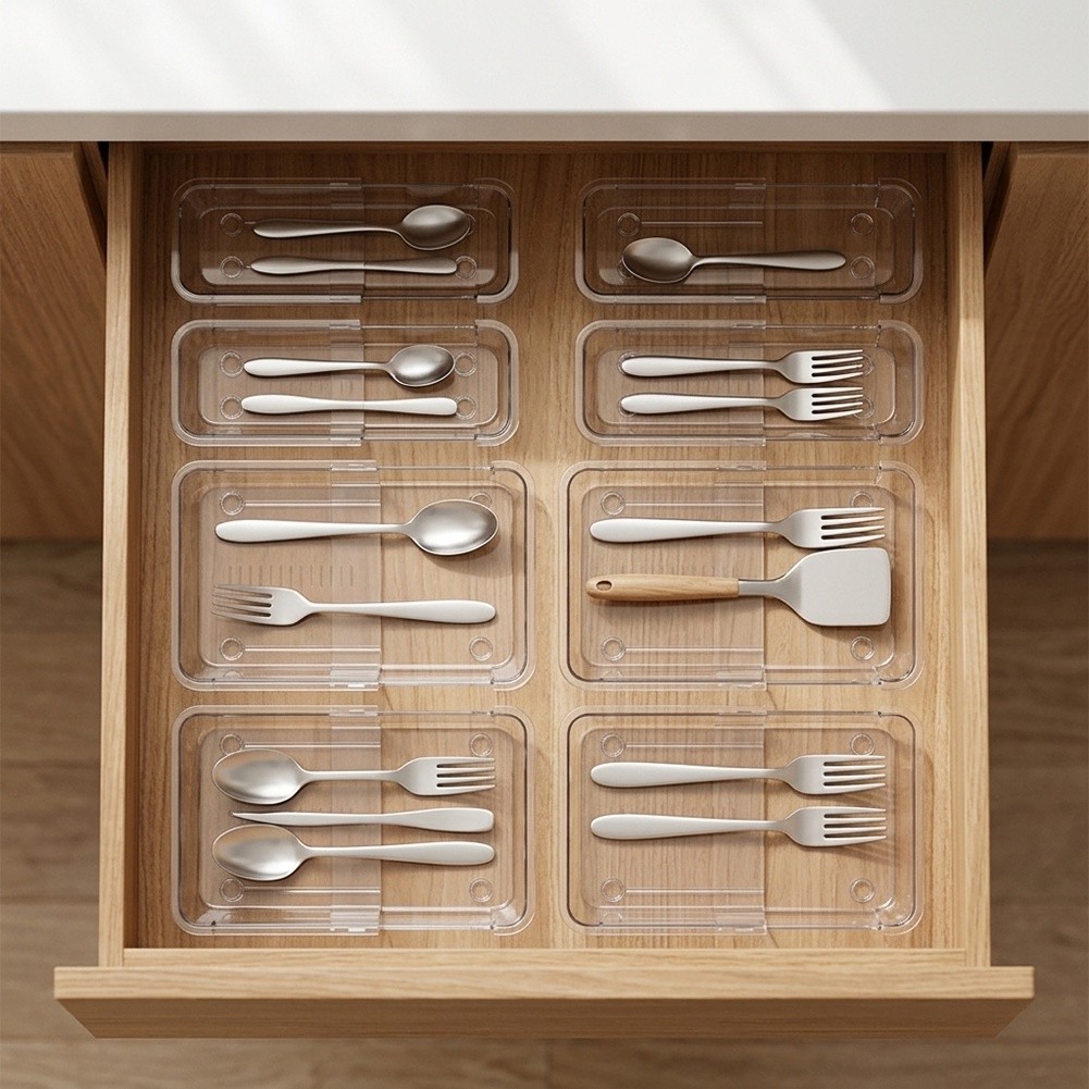 Home Made Bathroom Vanity - Set di Organizzatori per Cassetti Espandibili