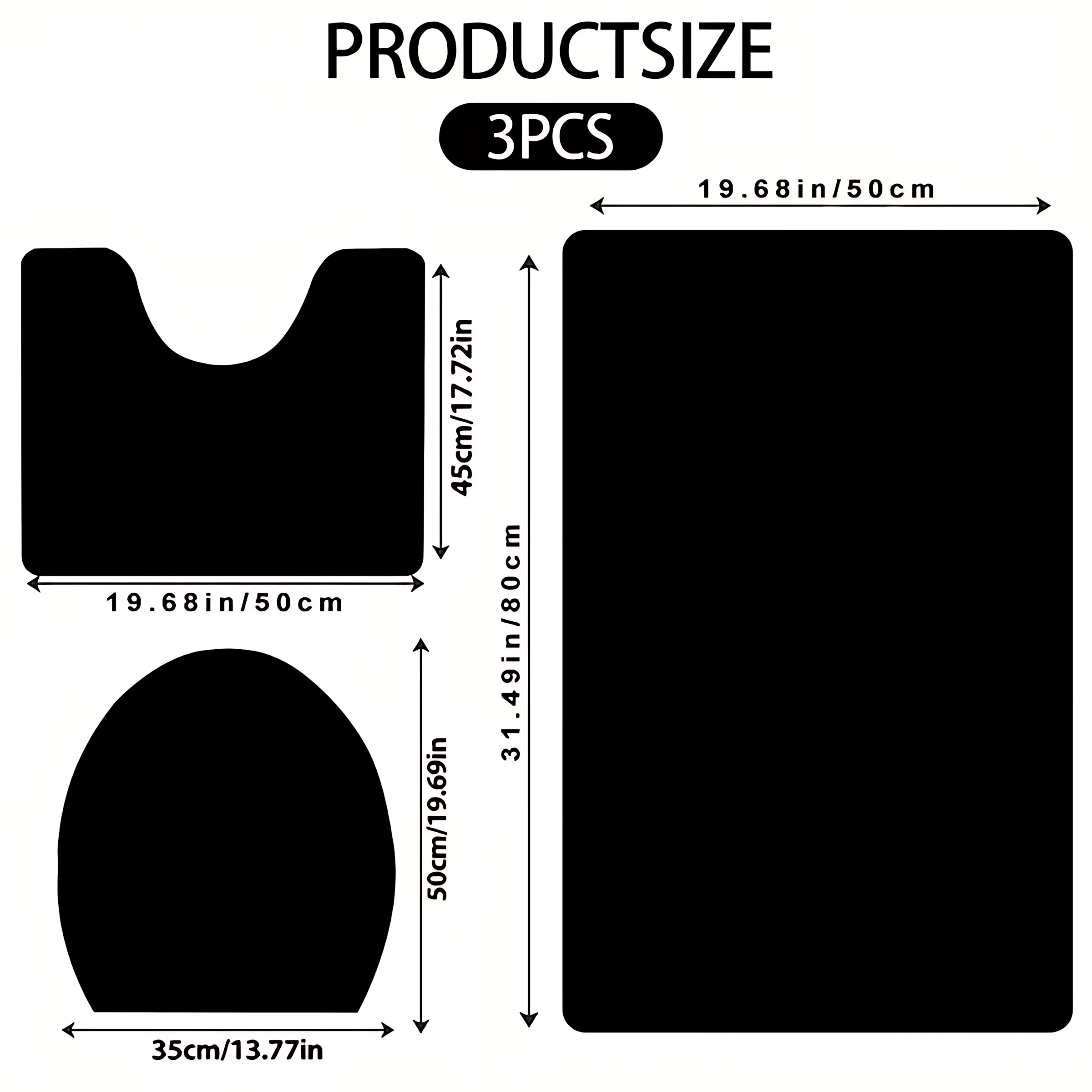 Set di Tappetini da Bagno in M - Home Made Bathroom Vanity recensione e prezzo