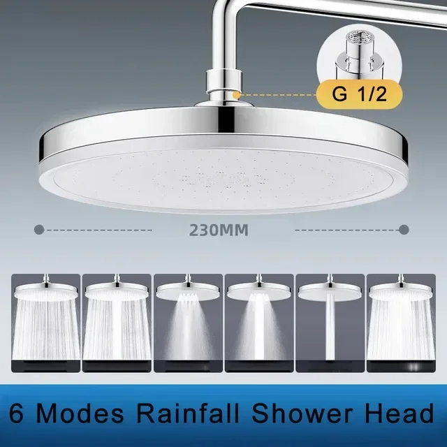 Nuova Soffione Doccia a Pioggi - Home Bathroom Taps recensione e prezzo