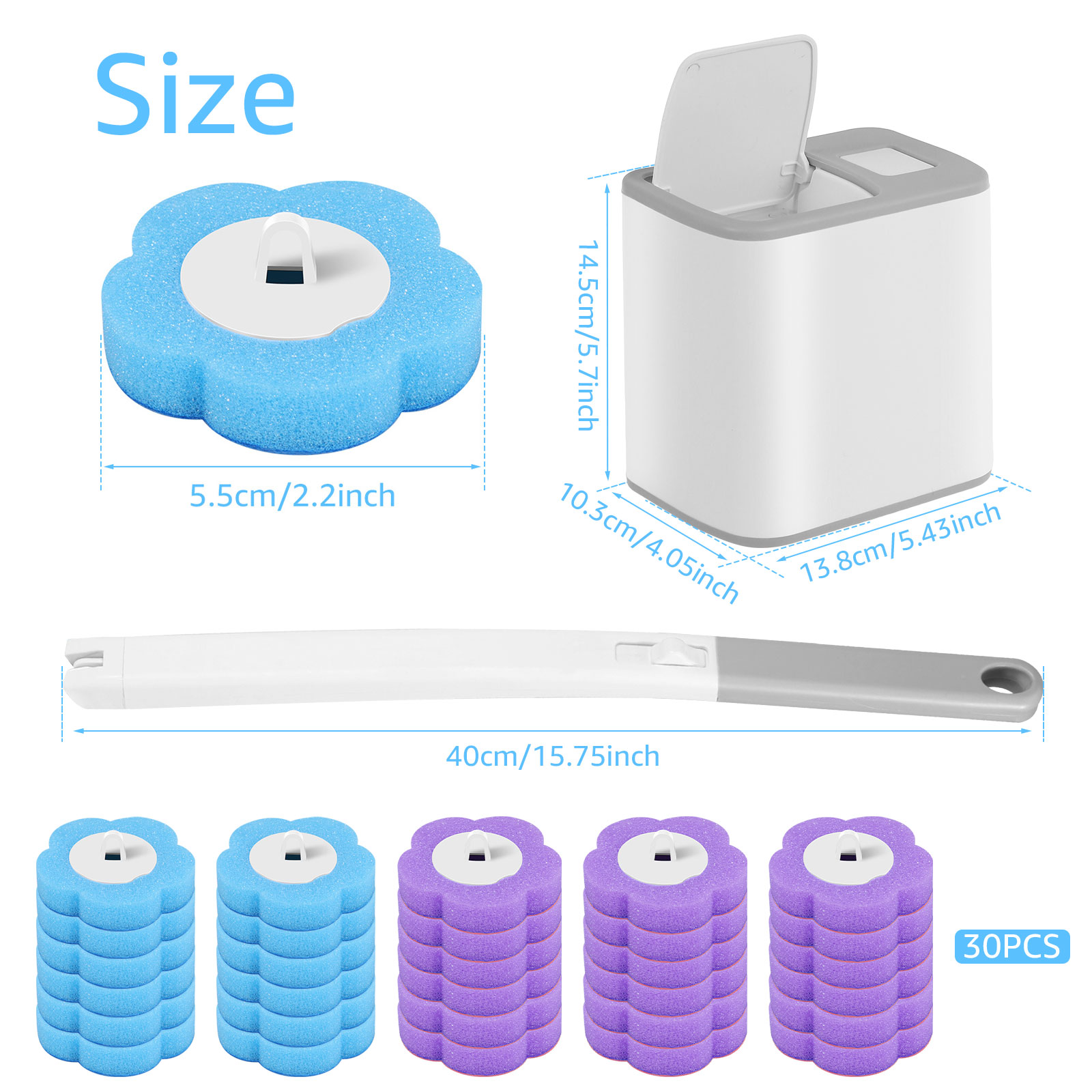 Set Spazzola per WC con Suppor - Toilet Brush Holder recensione e prezzo