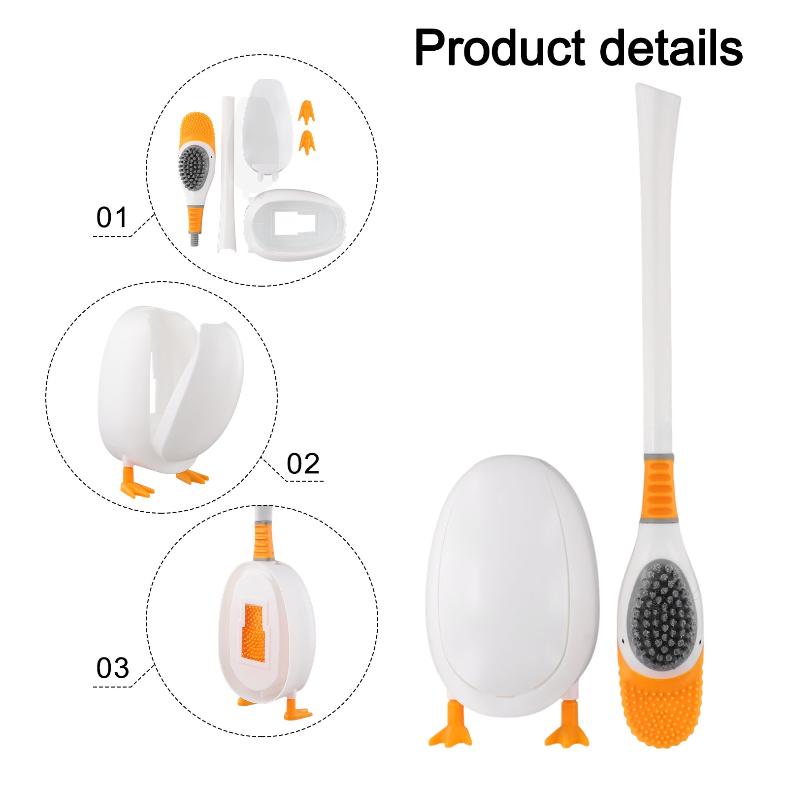 1 spazzola per WC in silicone  - Home Bathroom Cleaning recensione e prezzo