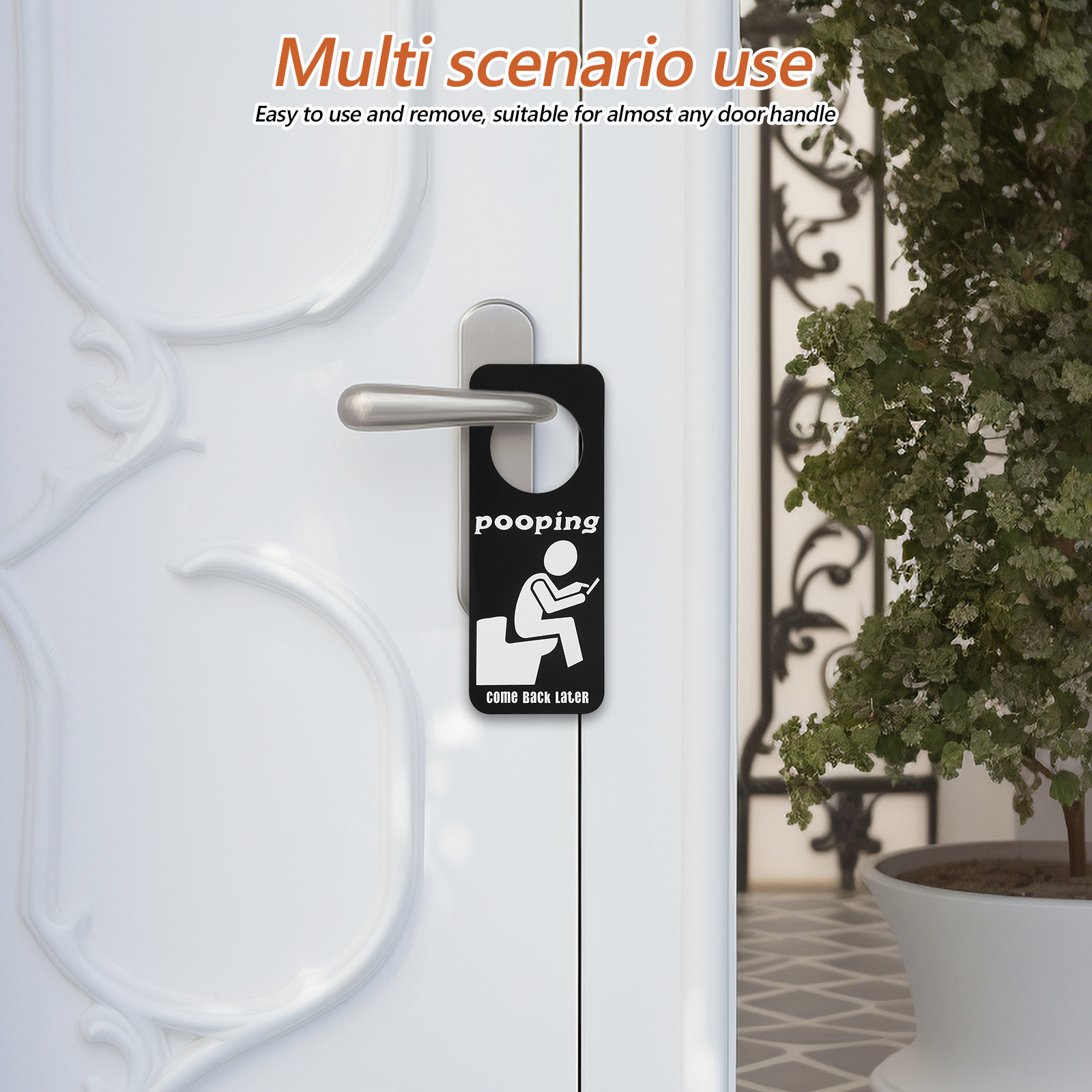 Cartello Divertente per Porta  - Home Bathroom Occupied Sign recensione e prezzo