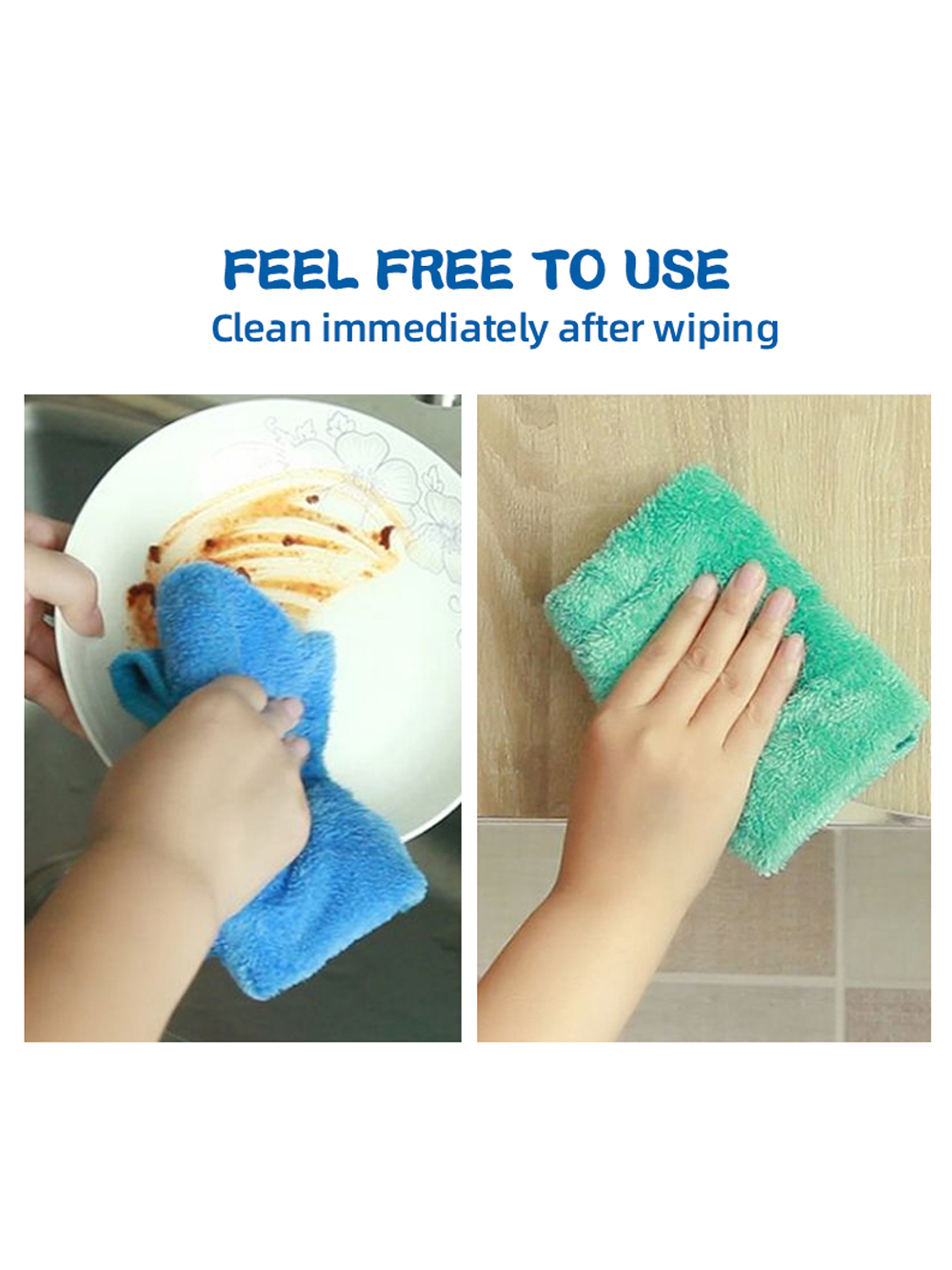 Set di 4 Asciugamani Piccoli i - Home Bathroom Cleaning recensione e prezzo