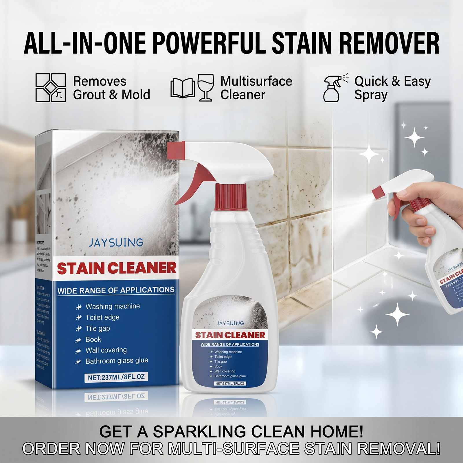 Spray detergente antimuffa per - Home Bathroom Cleaning recensione e prezzo