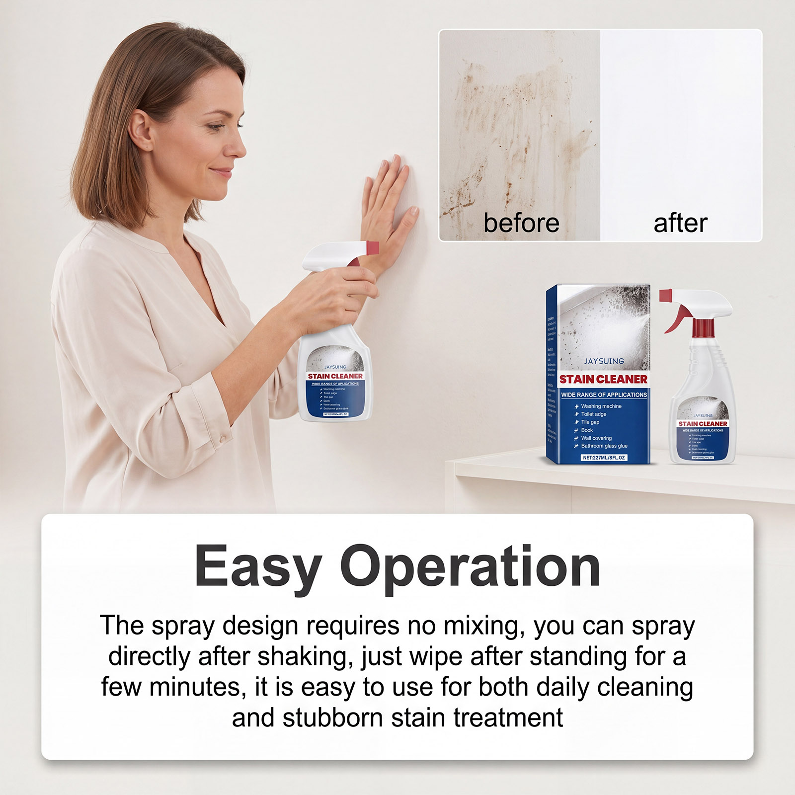 Spray detergente antimuffa per - Home Bathroom Cleaning recensione e prezzo