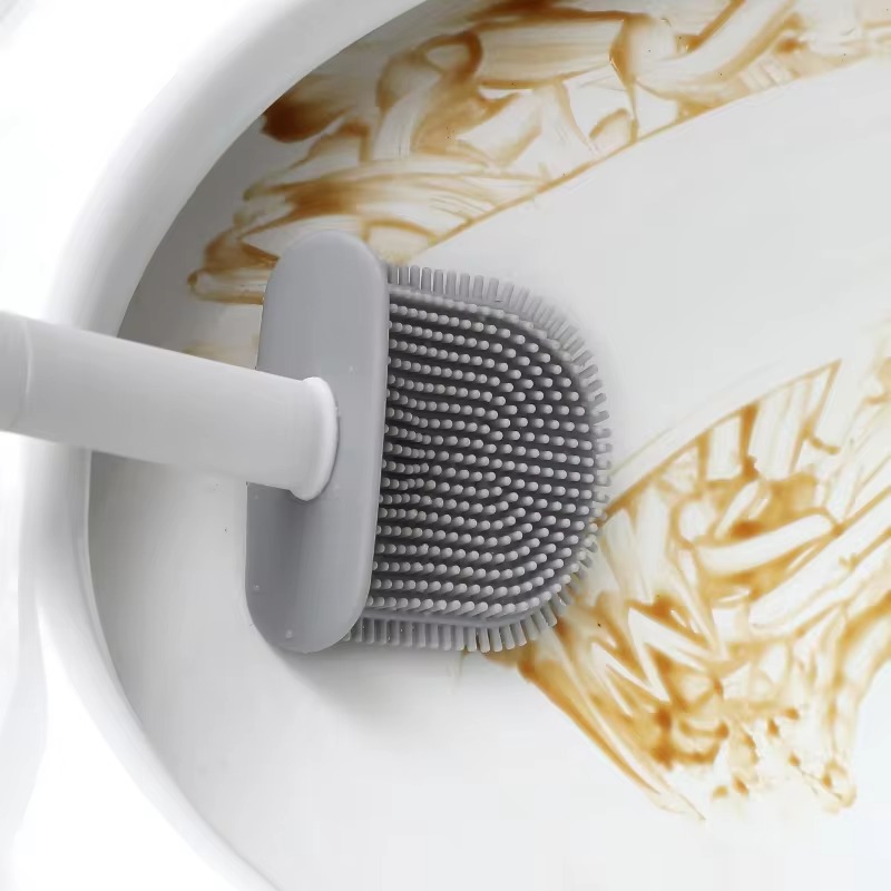 1PC spazzola per WC nera monta - Toilet Brush Holder recensione e prezzo