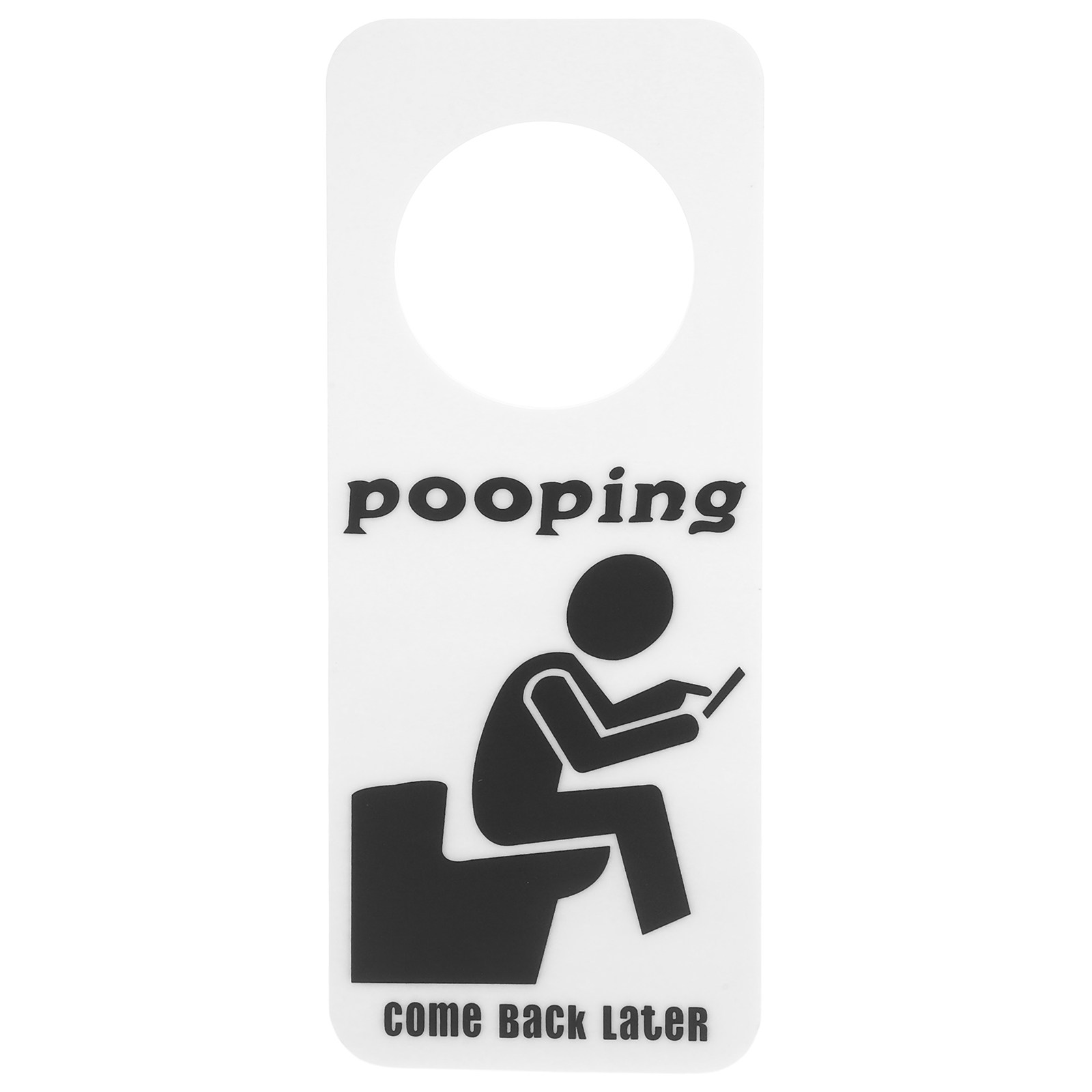 Insegna Divertente per Porta d - Home Bathroom Occupied Sign recensione e prezzo