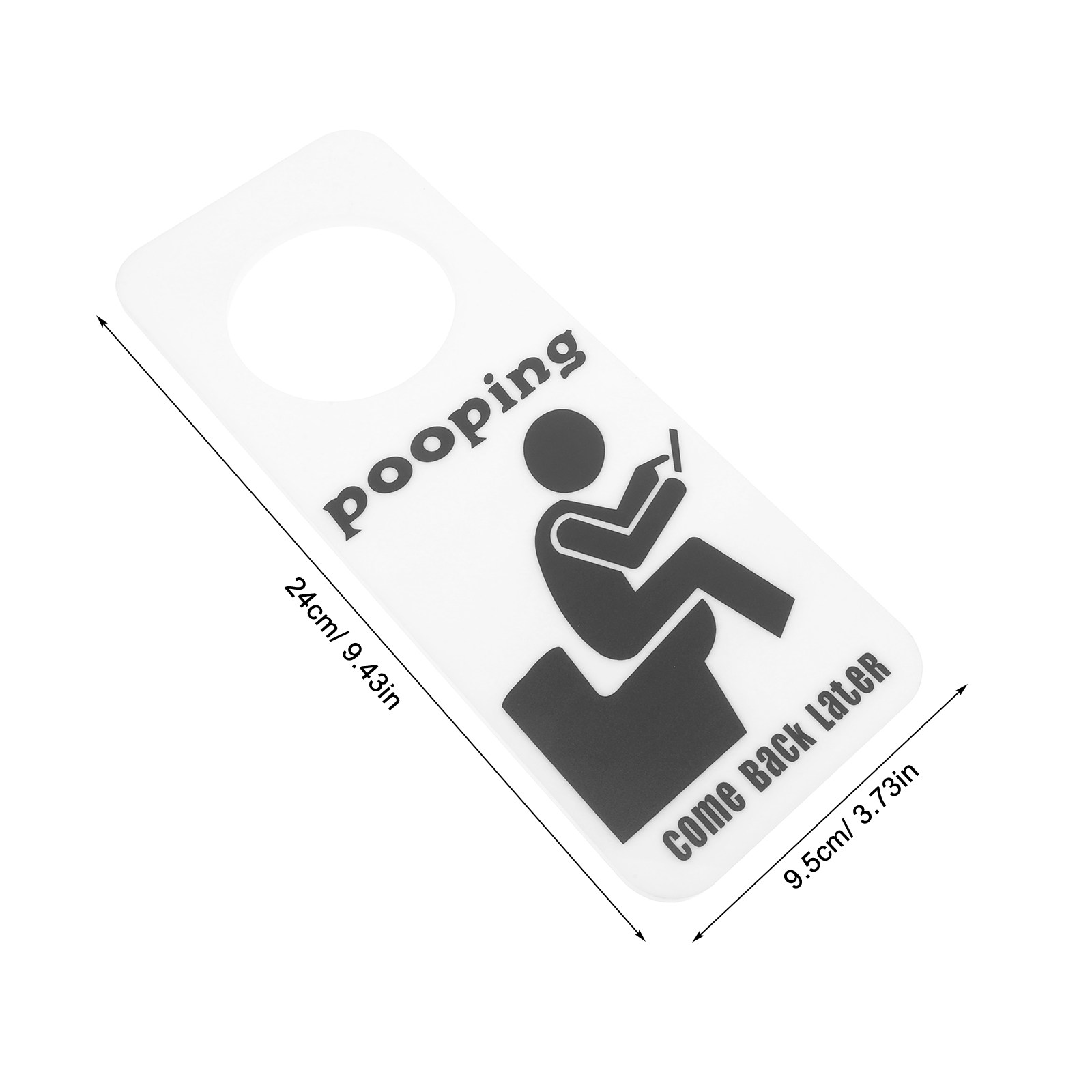 Insegna Divertente per Porta d - Home Bathroom Occupied Sign recensione e prezzo